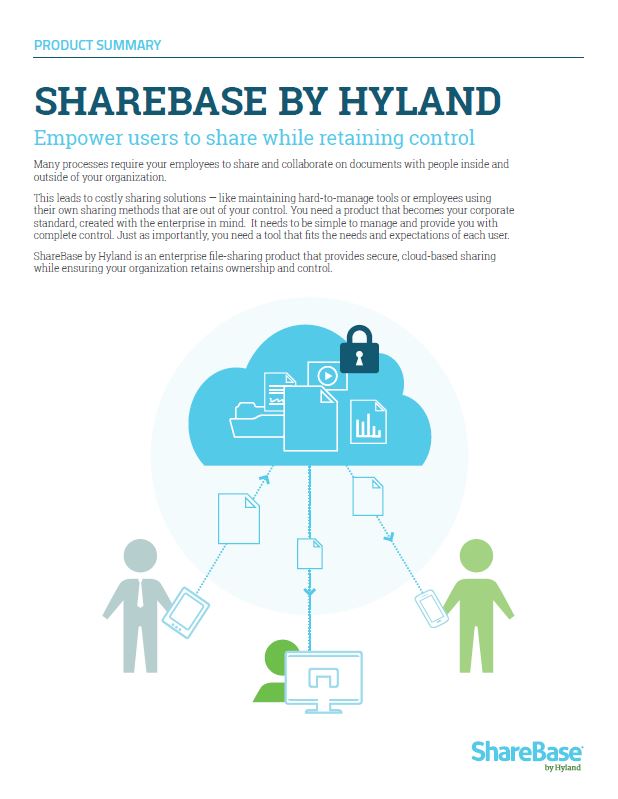 Product Overview ShareBase Kyocera Software Document Management Thumb, Bauernfeind Business Technologies, Wisconsin, WI, Kyocera, KIP, FP, Konica Minolta, MBM, Dealer, Copier, Printer, MFP