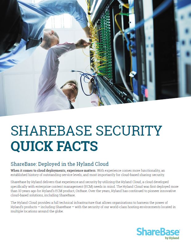 Security ShareBase Security Quick Facts Kyocera Software Document Management Thumb, Bauernfeind Business Technologies, Wisconsin, WI, Kyocera, KIP, FP, Konica Minolta, MBM, Dealer, Copier, Printer, MFP