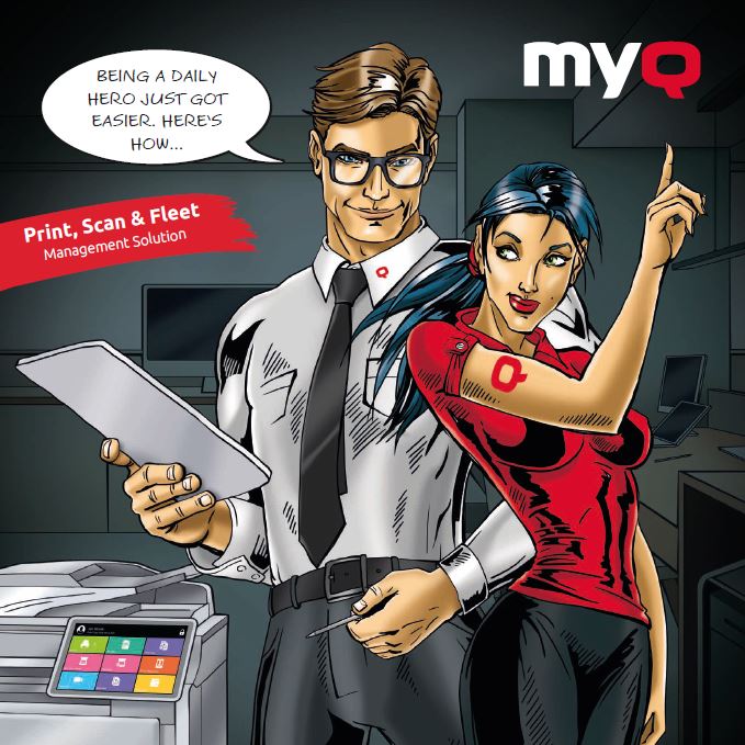 Kyocera Software Output Management Myq Brochure Thumb, Bauernfeind Business Technologies, Wisconsin, WI, Kyocera, KIP, FP, Konica Minolta, MBM, Dealer, Copier, Printer, MFP